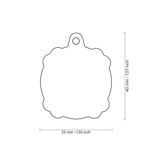 Big Skull ID Tag