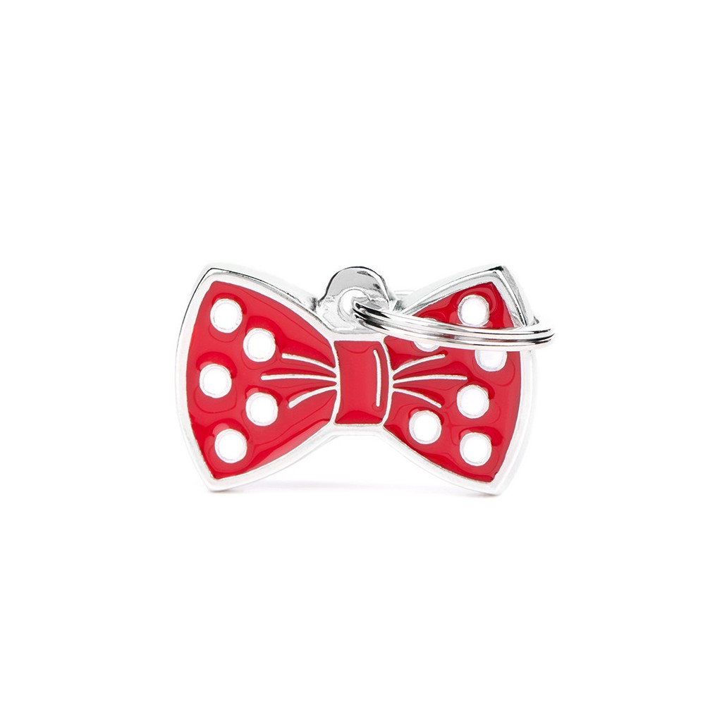Red Bowtie ID Tag