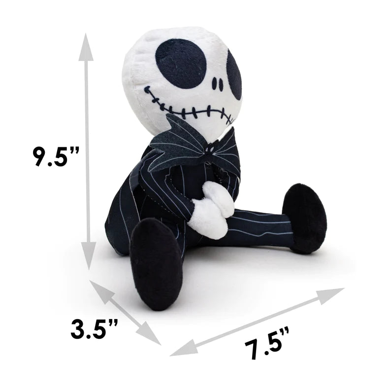 DOG TOY SQUEAKER PLUSH - THE NIGHTMARE BEFORE CHRISTMAS JACK SITTING POSE