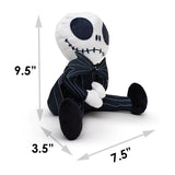 DOG TOY SQUEAKER PLUSH - THE NIGHTMARE BEFORE CHRISTMAS JACK SITTING POSE