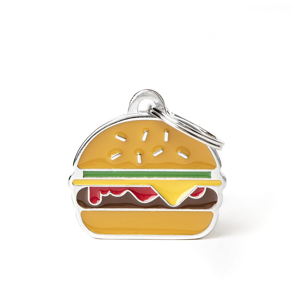 Food Burger ID Tag
