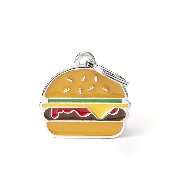 Food Burger ID Tag