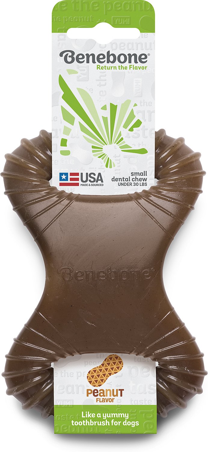 Benebone Flavored Dental Tough Dog Chew Toy