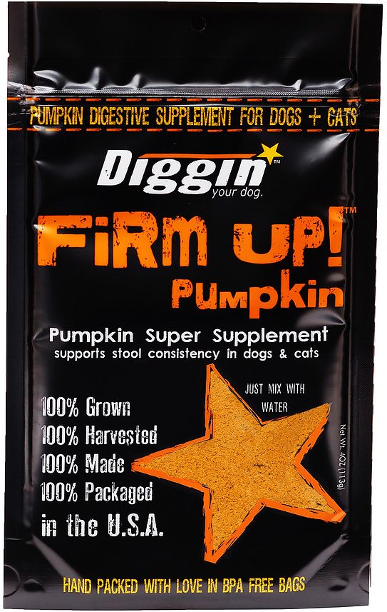Diggin' Your Dog Firm Up! Pumpkin Super Dog & Cat Supplement