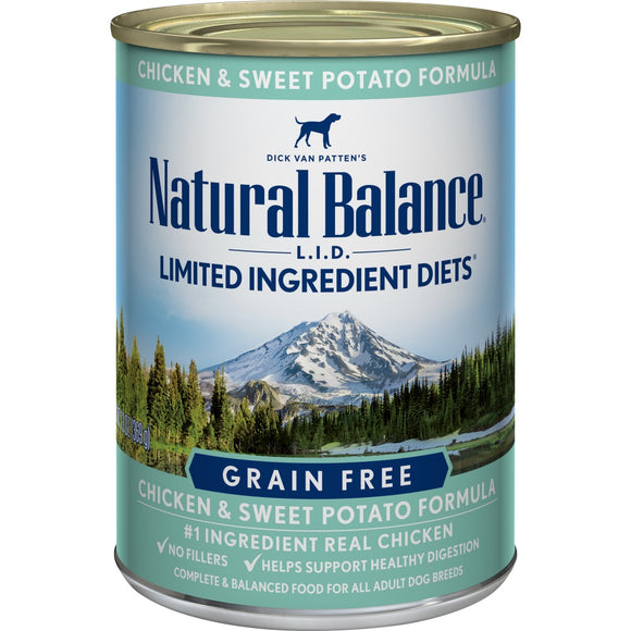 Natural Balance L.I.D. Limited Ingredient Diets Chicken and Sweet Potato Formula Canned Dog Food