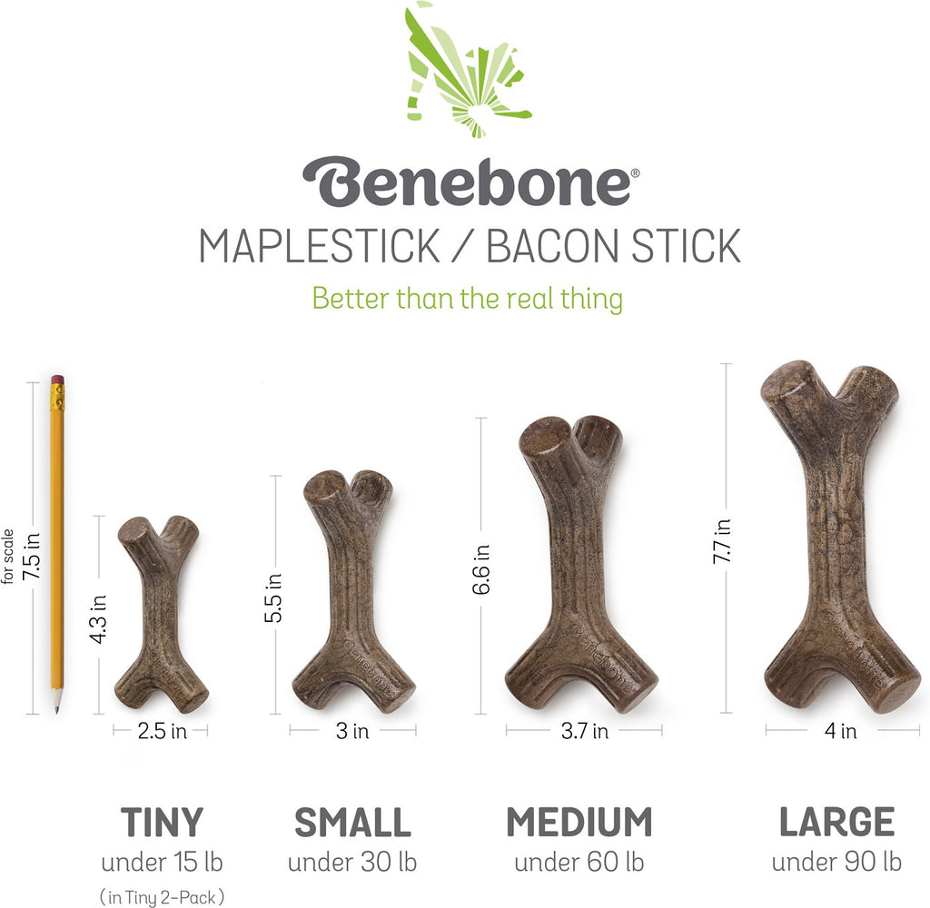 Benebone Flavored Stick Tough Dog Chew Toy