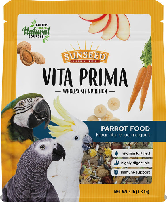 Sunseed Vita Prima Parrot Food, 4-lb bag