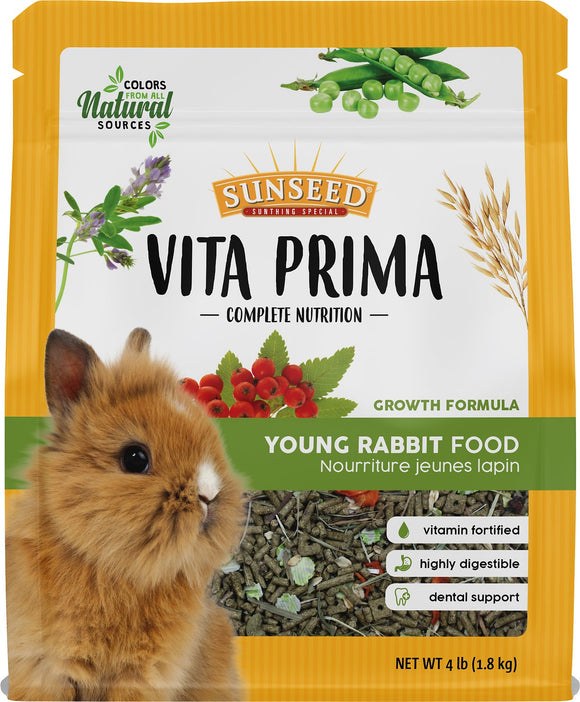 Sunseed Vita Prima Young Rabbit Food, 4-lb bag