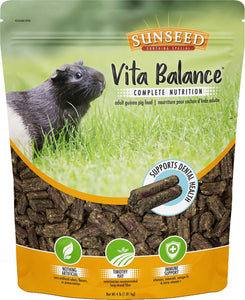 Sunseed Vita Balance Guinea Pig Food, 4-lb bag