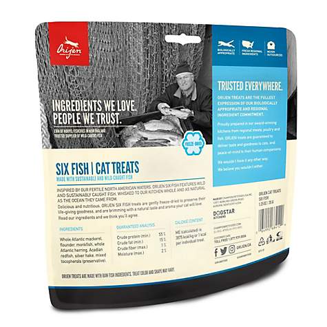 Orijen Freeze-Dried Six Fish Cat Treats 1.25oz