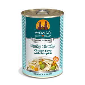Weruva Funky Chunky Chicken Soup with Pumpkin Canned Dog Food