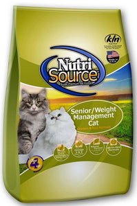 NutriSource Senior Weight Management Chicken & Rice Formula Cat Food