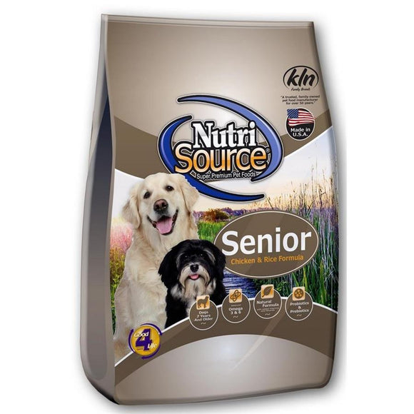 NutriSource Senior Chicken and Rice Dry Dog Food