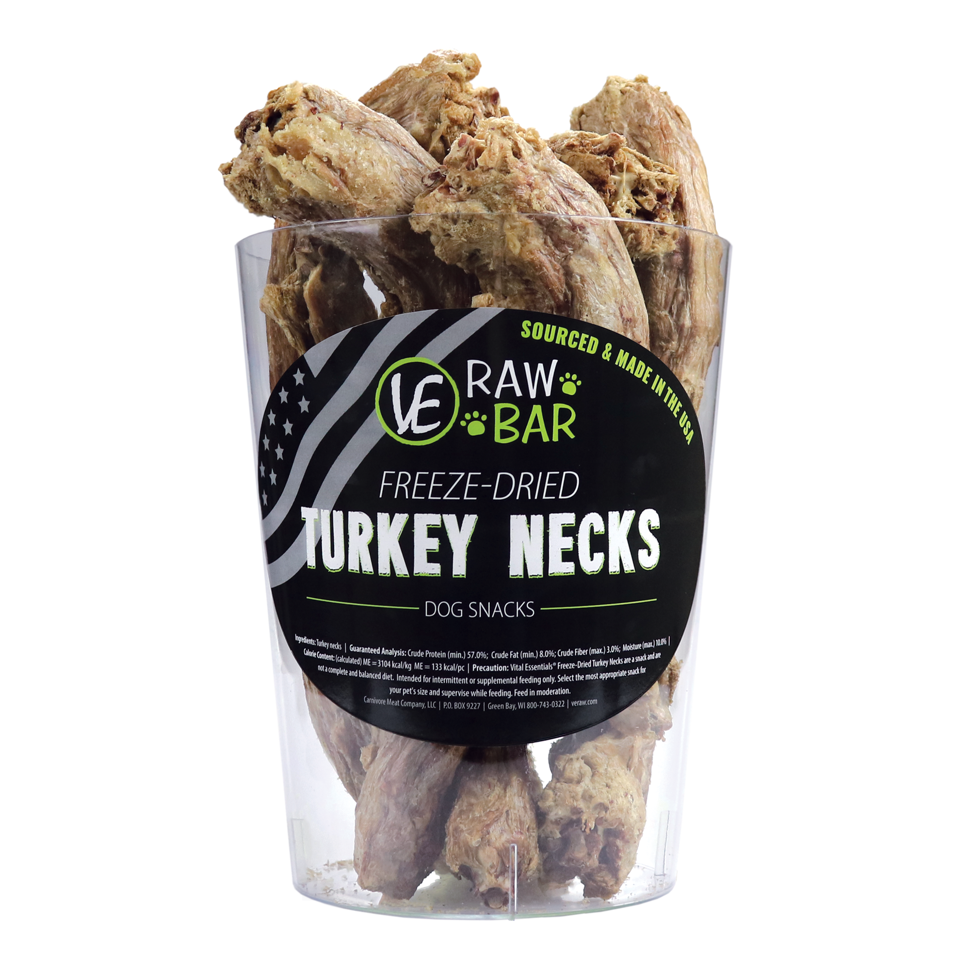 Vital Essentials Single Freeze-Dried Turkey Neck