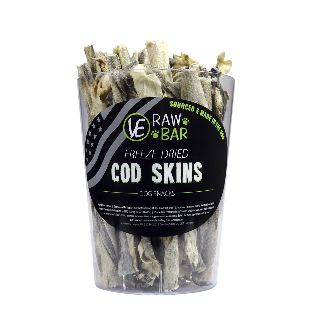 Vital Essentials Single Freeze-Dried Cod Small Skin