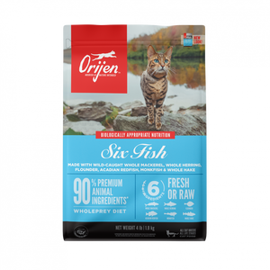 ORIJEN Grain Free Six Fish Dry Cat Food