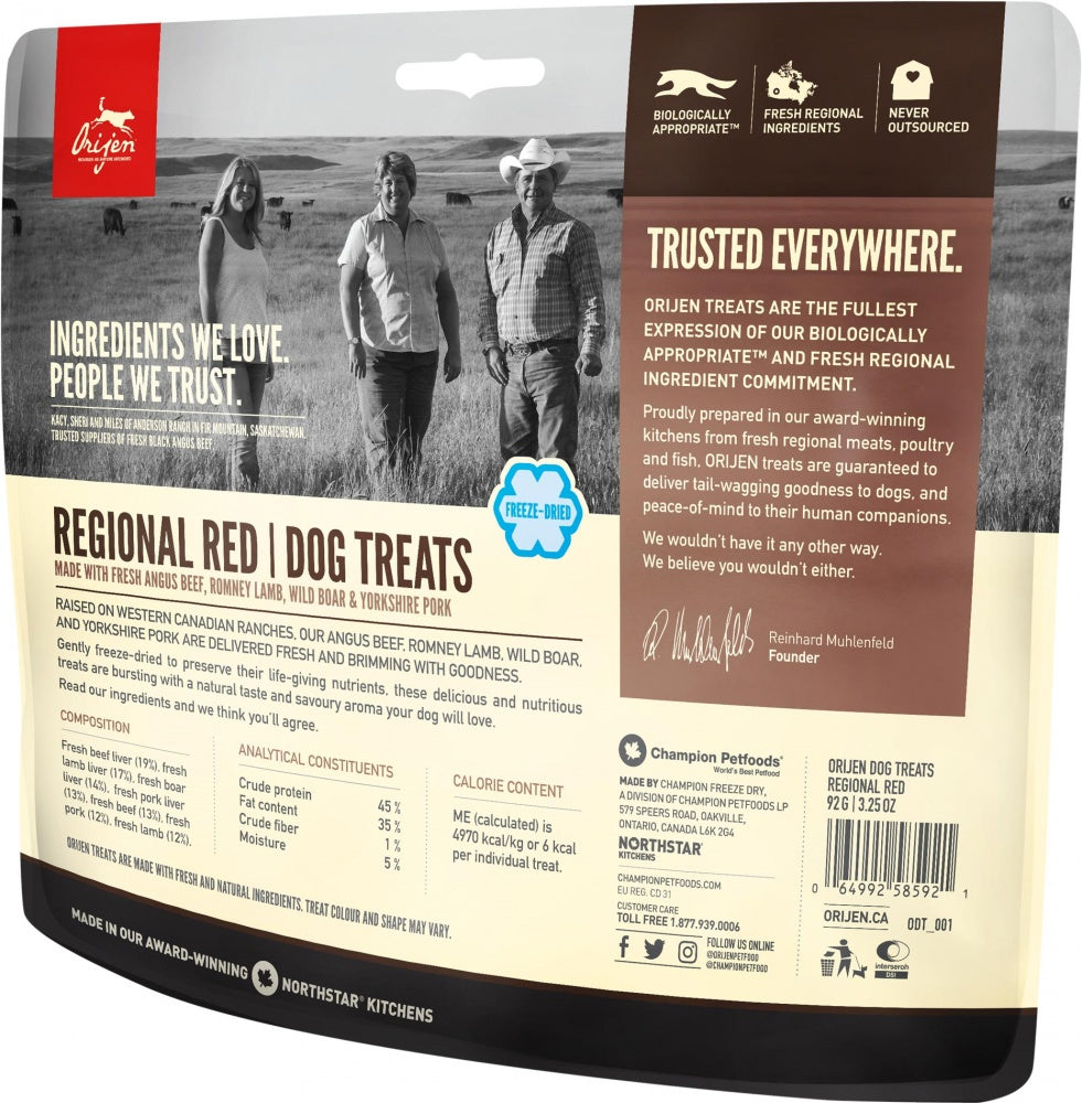 ORIJEN Freeze-Dried Regional Red Dog Treats