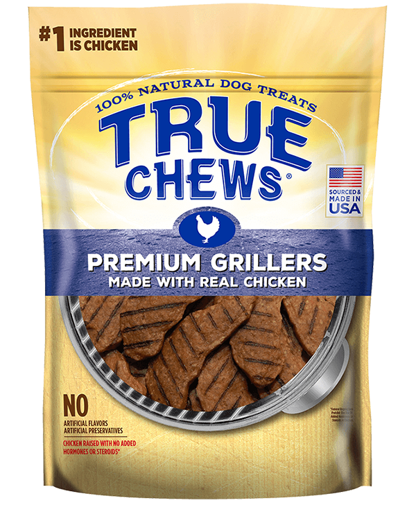 True Chews Premium Grillers with Real Chicken Dog Treats