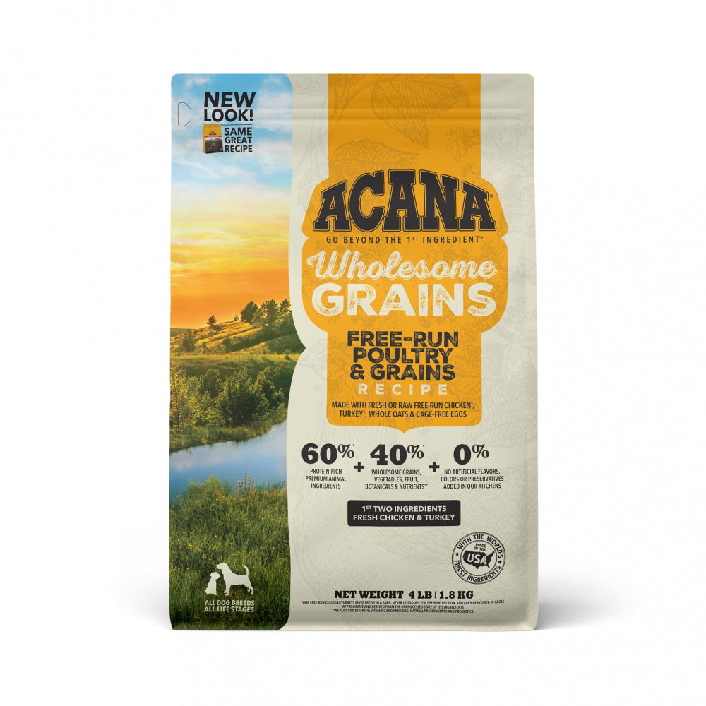 ACANA + Wholesome Grains Free-Run Poultry Recipe Dry Dog Food