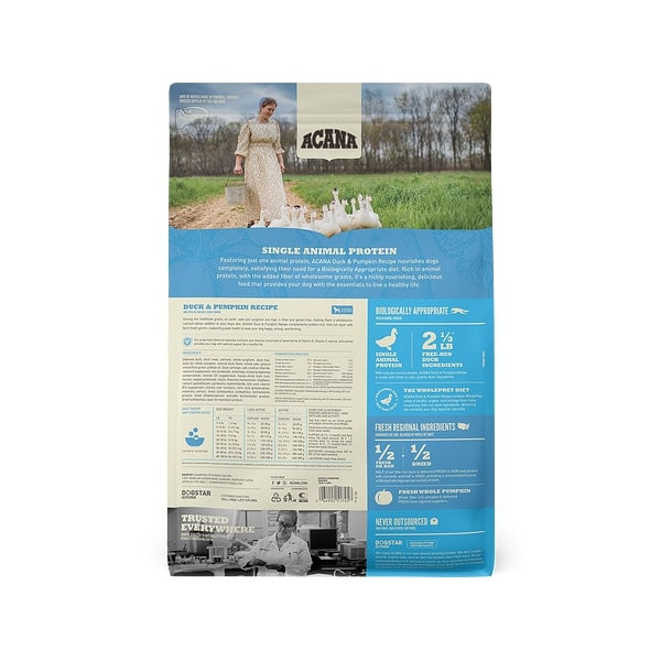 ACANA Singles + Wholesome Grains Limited Ingredient Diet Duck & Pumpkin Recipe Dry Dog Food