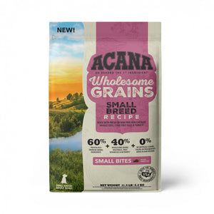 ACANA Wholesome Grains Small Breed Recipe, Real Chicken, Eggs & Turkey Dry Dog Food