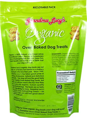 Grandma Lucy Organic Apple Oven Baked Dog Treats