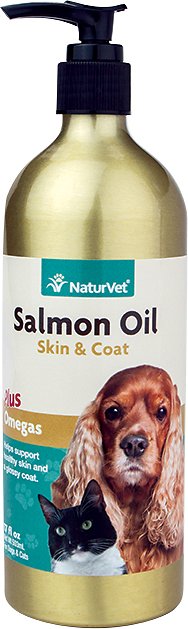 NaturVet Salmon Oil Skin & Coat Omegas Dog & Cat Supplement