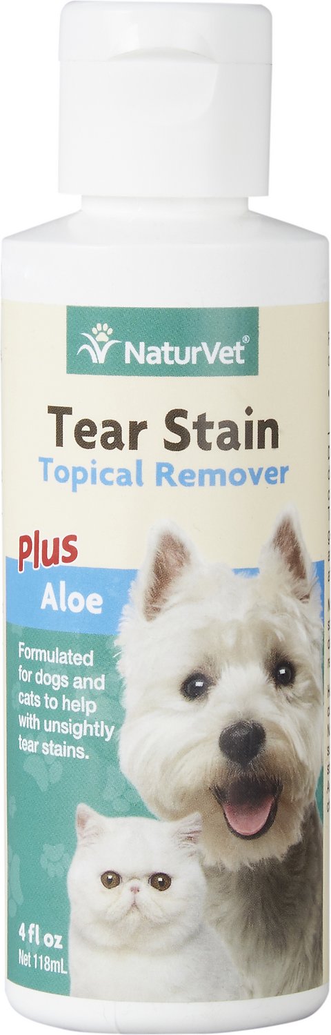 NaturVet Tear Stain Remover Dog & Cat Liquid Topical Formula