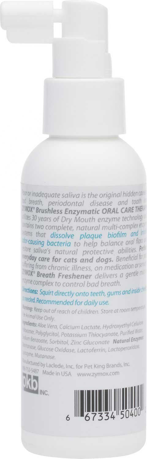 Oratene Enzymatic Brushless Oral Care Dog & Cat Breath Freshener, 4-oz bottle