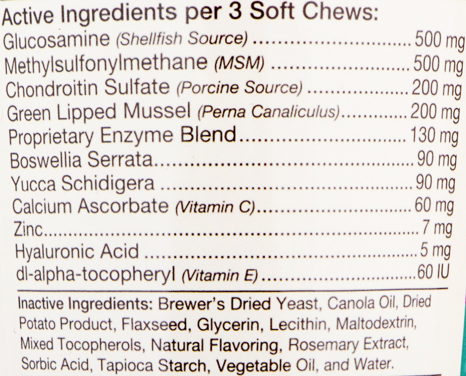 NaturVet ArthriSoothe Gold Level 3 Dog & Cat Soft Chews