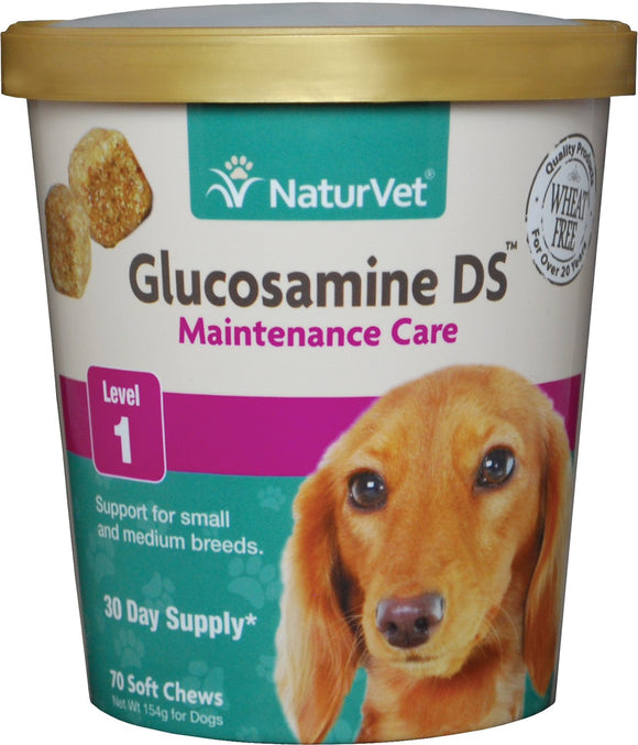 NaturVet Glucosamine DS Level 1 Dog Soft Chews
