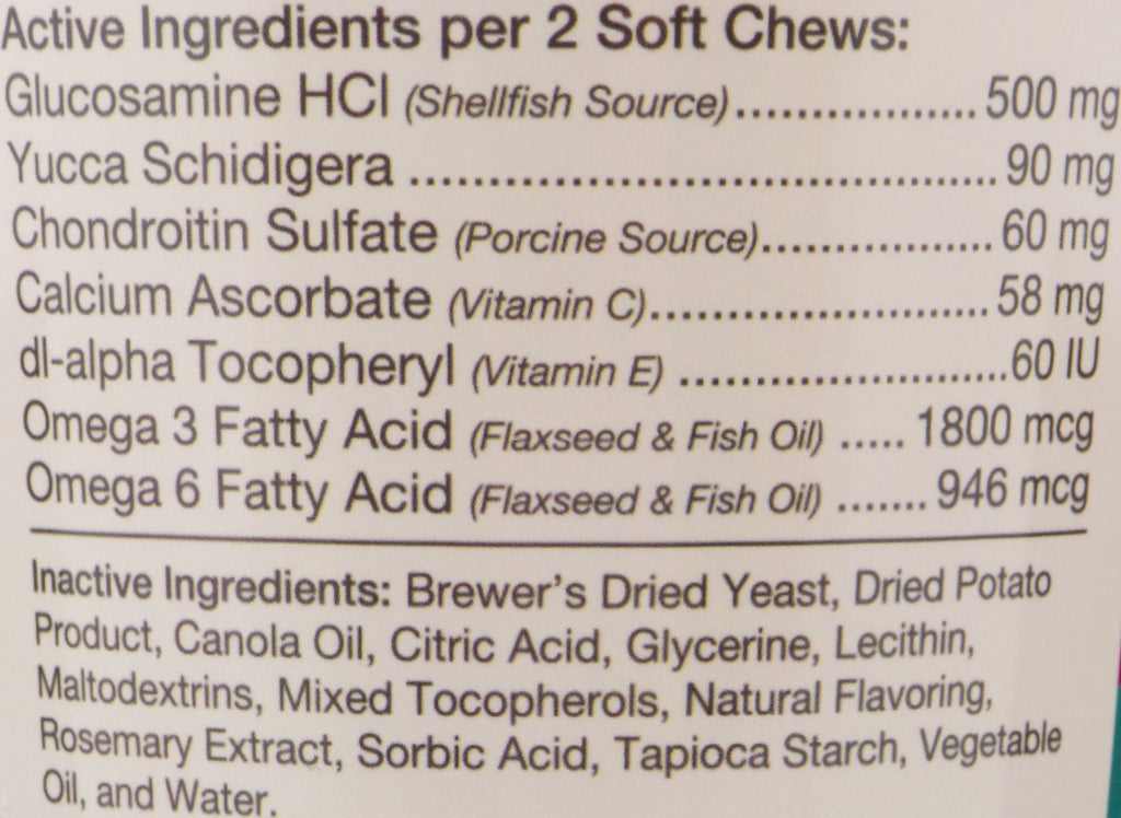 NaturVet Glucosamine DS Level 1 Dog Soft Chews