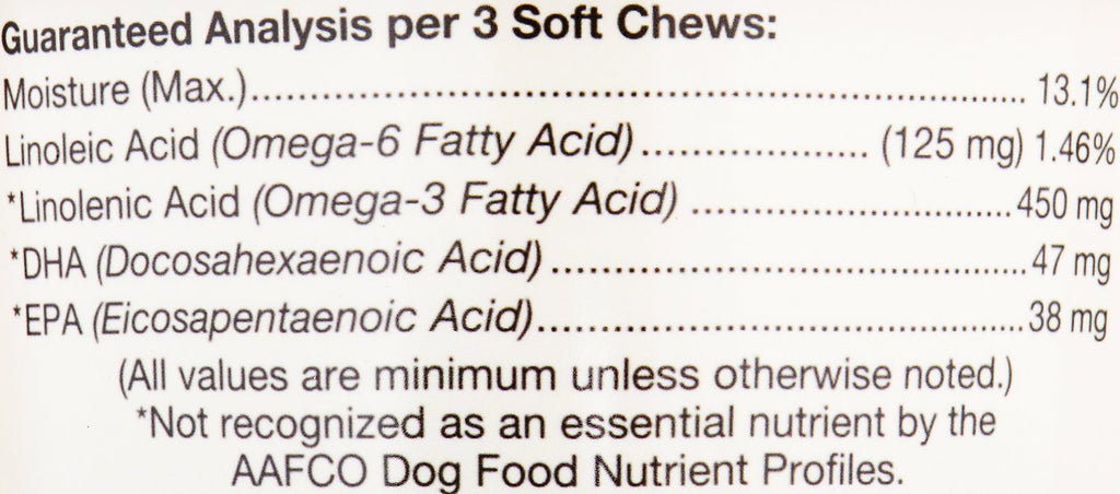 NaturVet Omega Gold Plus Salmon Oil Soft Chews for Dogs
