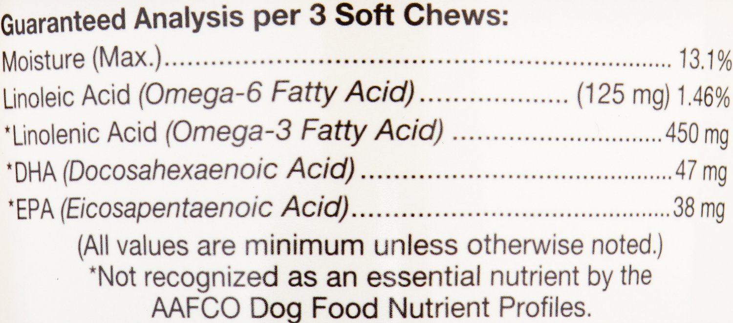 NaturVet Omega Gold Plus Salmon Oil Soft Chews for Dogs