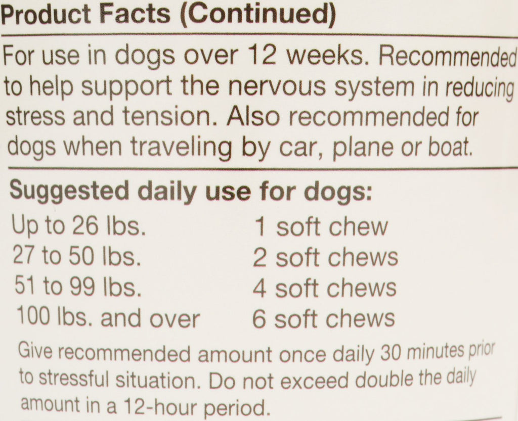 NaturVet Quiet Moments Calming Aid Dog Soft Chews