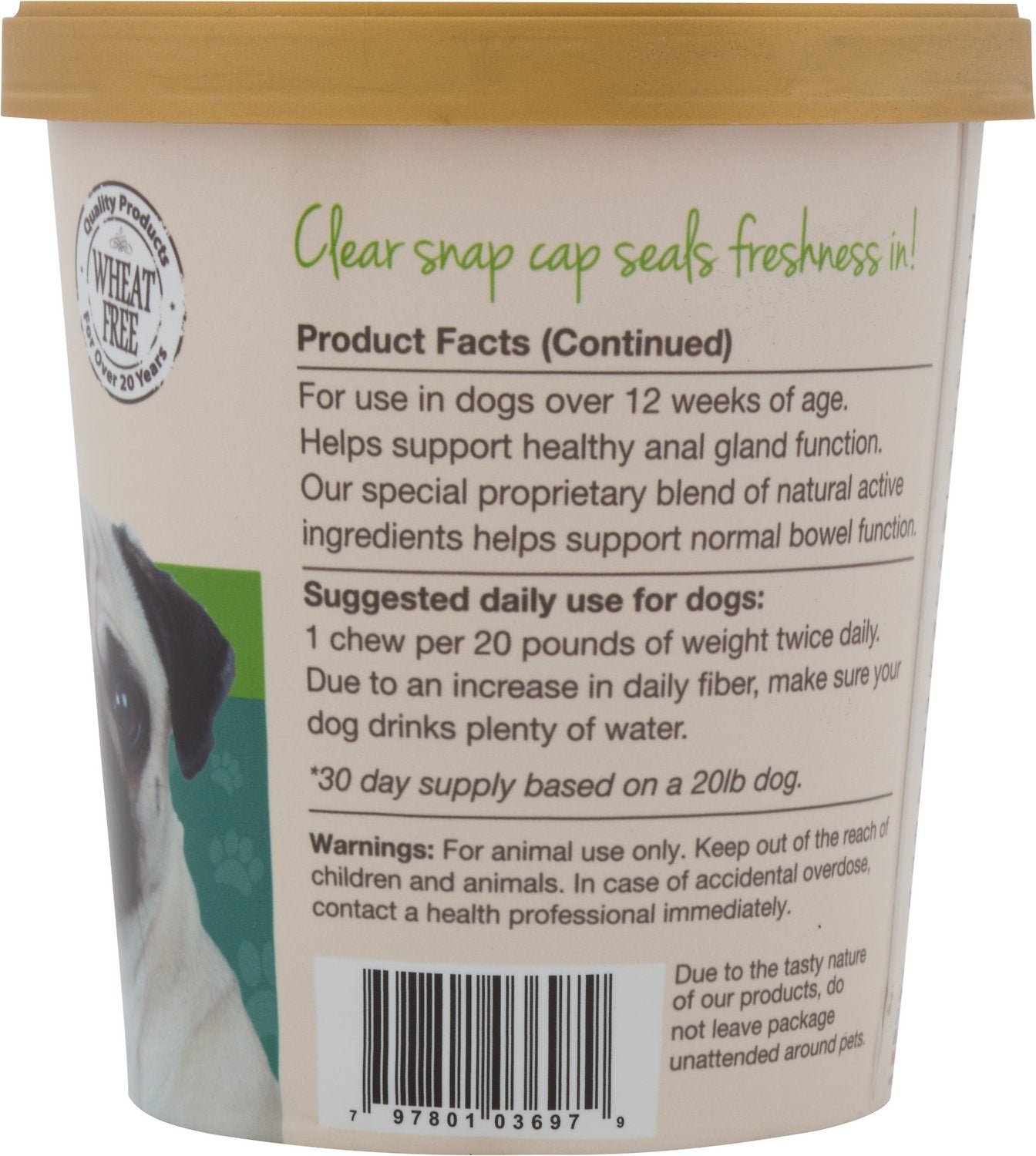 NaturVet No Scoot Dog Soft Chews 60ct Pet Empire and Supplies