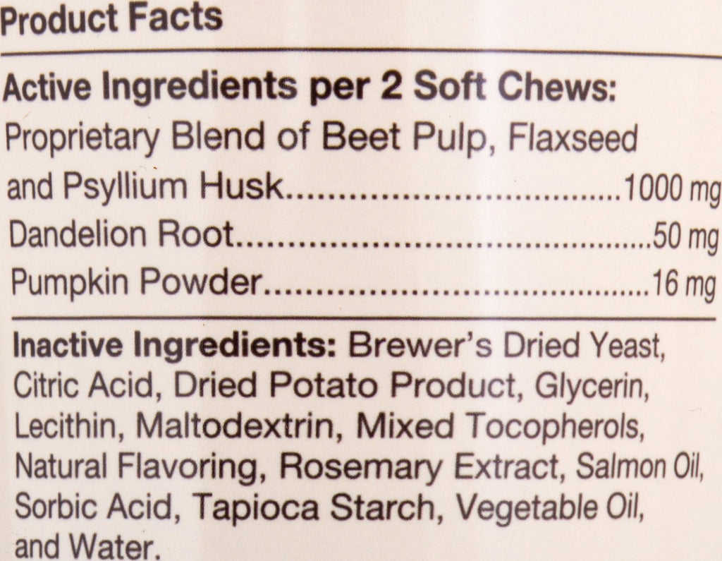 NaturVet No Scoot Dog Soft Chews 60ct