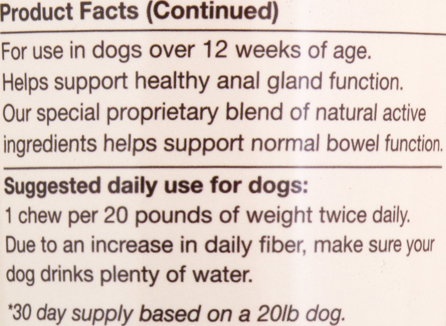 NaturVet No Scoot Dog Soft Chews 60ct