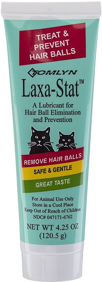 Tomlyn Laxa-Stat Gel Hairball Aid Supplement for Cats, 4.25-oz tube