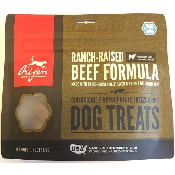 ORIJEN Freeze-Dried Ranch-Raised Beef Dog Treat