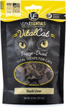 Vital Essentials Freeze-Dried Duck Liver Cat Treats 0.9oz