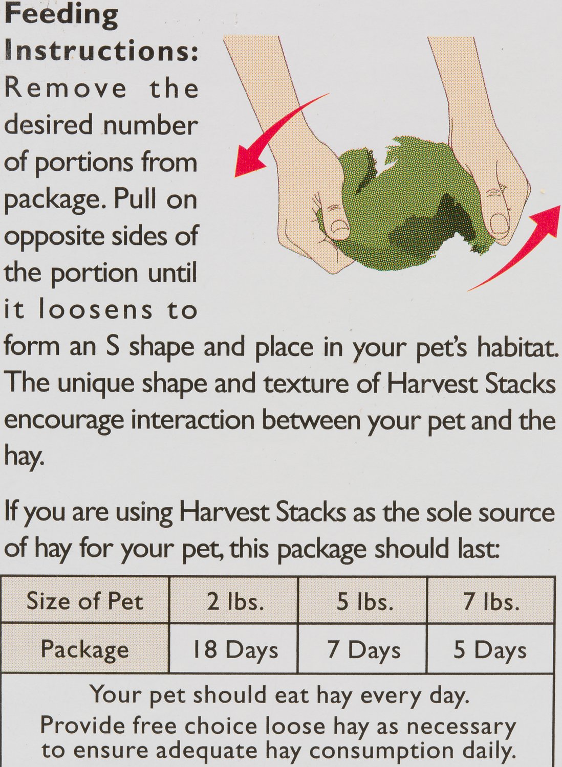 Oxbow Harvest Stacks Compressed Western Timothy Hay Small Animal Food, 35-oz