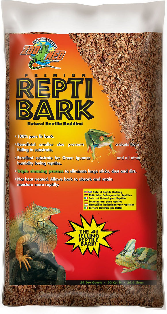 Zoo Med Premium Repti Bark Natural Fir Reptile Bedding
