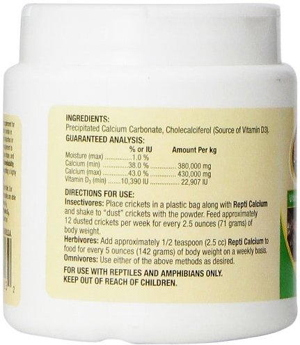 Zoo Med Repti Calcium with D3 Reptile Supplement