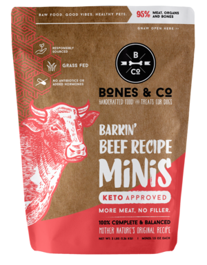 BONES & CO DOG BEEF FROZEN 3LB-6LB