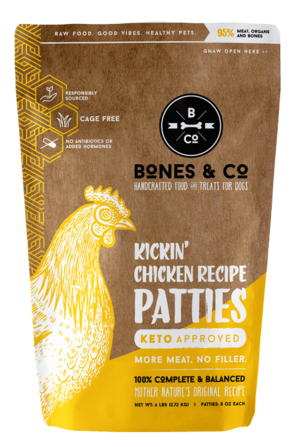 BONES & CO DOG CHICKEN MINIS FROZEN 3LB-6LB