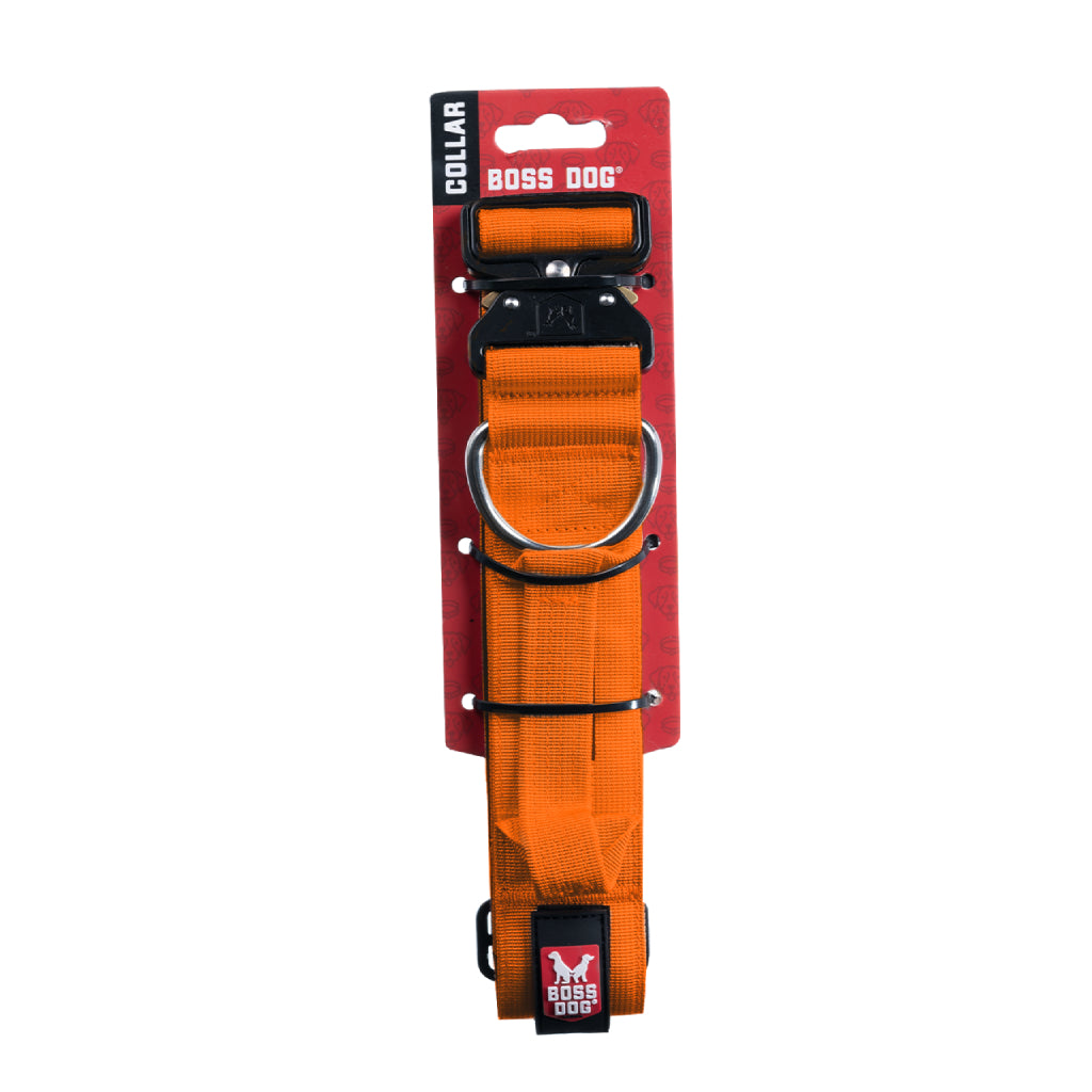 Boss Dog Tactical Collar - Orange
