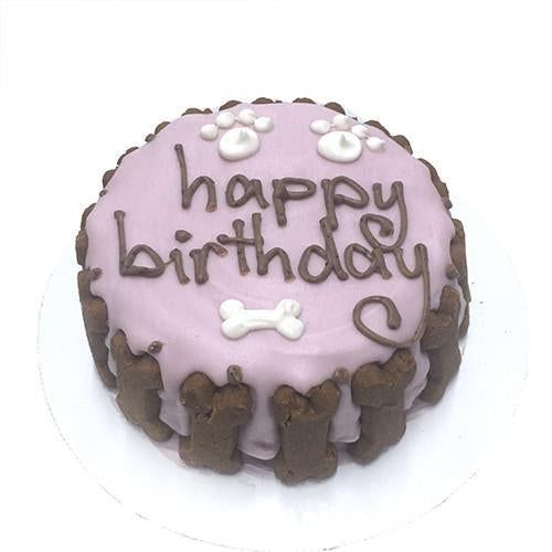 Happy Birthday Frozen Dog Cake