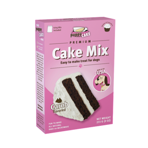 Puppy Cake Mix - Carob Cake Mix and Frosting for Dogs
