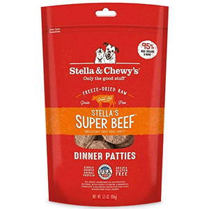 Stella & Chewy's Beef Dinner Patties Freeze-Dried Raw Dog Food 5.5z